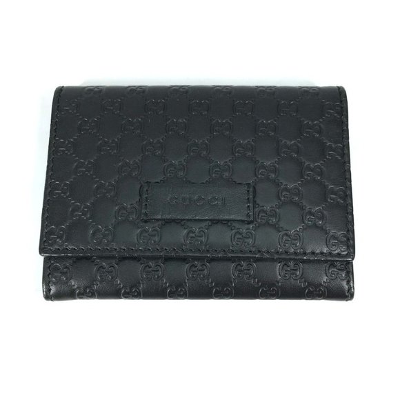 GUCCI 544030 Guccissima Business Card Holder Pass Case Two fold Card Case - Picture 1 of 16